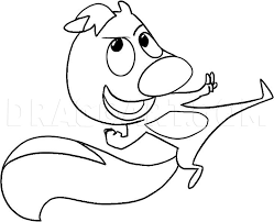 Skunk arrives to help their cause and begins following the teachings of panda. How To Draw Skunk Step By Step Drawing Guide By Dawn Dragoart Com