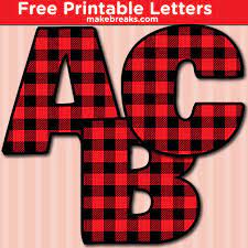 64,000+ vectors, stock photos & psd files. Free Printable Bold Plaid Alphabet Make Breaks