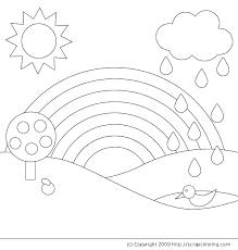 Rainbow Coloring Page Rainbow Drawing Preschool Coloring Pages Printable Coloring Pages