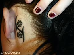 Behind the ear tattoo designs. 70 Pretty Behind The Ear Tattoos For Creative Juice