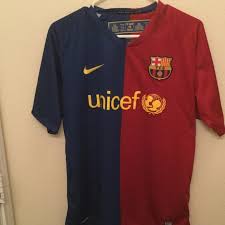 `més que un club´ or 'more than a club' and they have justified the motto by teaming up with unicef for making millions of ch. Barca Unicef Jersey Cheap Online