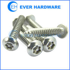Woodscrews Round Head Stainless Steel Tamper Proof Pin In Torx Drive Stainless Wood Screws Stainless Steel