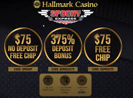 Deposit $50 and receive 25 free spins. Hallmark Casino Bonus Code No Deposit Bonus Spooky Express