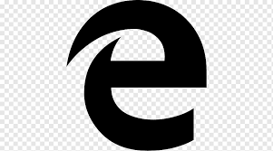 Usually it is found that, this problem happens just because the edge icon get unpinned from the taskbar, go through the following steps, and pinned it once. Computer Icons Microsoft Edge Internet Explorer Web Browser Edge Logo Monochrome Sports Png Pngwing