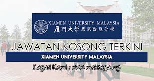 Cv / resume dapat dikirim ke email protected dengan subject yang telah ditentukan. Jawatan Kosong Terkini Di Xiamen University Malaysia 11 Mei 2018 Jawatan Kosong 2020 Kerja Kosong Terkini Job Vacancy
