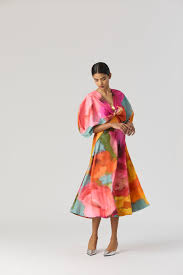 Veronica Front Knotted Dress – Yam India