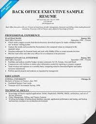 But as a very simple example, if a job listing says applicants must be adept in microsoft office, including. Back Office Resume Sablon