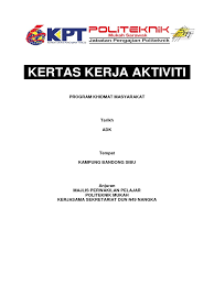 Tempat tadika ceria riang, puncak alam, selangor anjuran pelajar subjek 'community information and children library service' semester januari 2014 (1/14/34) ijazah sarjana muda sains perpustakaan fakulti pendidikan dan sains sosial universiti selangor Kertas Kerja Retreat Kepimpinan Mpp