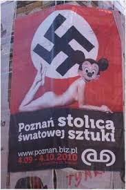 Naked Mickey Mouse on a Swastika!!!! WHY? | Krakow Tours