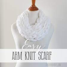 Arm knitting is a large, chunky weave. Make An Arm Knit Scarf The Diy Mommy