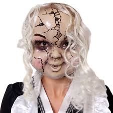 4 99 Gbp Cracked Doll Mask Halloween Creepy Accessory Broken China Baby Fancy Dress Ebay Fashion In 2021 Baby Fancy Dress Halloween Fancy Dress Halloween Masks