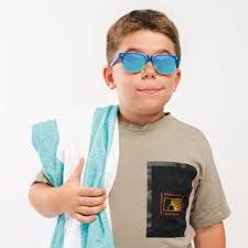 ➤Lunettes de soleil bleues pour fille à partir de 5 ans