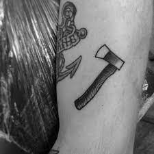 50 Hatchet Tattoo Designs For Men Survival Mainstay Ink Ideas Tattoos Hatchet Tattoo Baby Tattoos