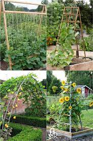 Learn to make a beautiful trellis for your garden or landscape with this free downloadable plan. 24 Easy Diy Garden Trellis Ideas Plant Structures A Piece Of Rainbow