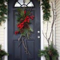 Galleria Foto Come Addobbare La Porta D Ingresso Per Natale Foto 39 Ghirlanda Natale Fai Da Te Festoni Di Natale Fai Da Te Decorazioni Natalizie