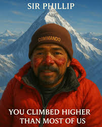 Brader, “Why would someone risk everything to reach the top of Mount  Everest?” It's easy to ask that from the comfort of our homes. Safe. Warm.  Secure. But for people like Philipp