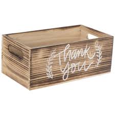 Thank You Wood Crate Hobby Lobby 1766740 In 2020 Wood Crates Crates Diy Projects Videos