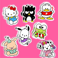 Hello kitty stickers,100pcs anime cute kawaii stickers aesthetic accessories,waterproof vinyl stickers for laptop cellphone water . Sanrio Inspire Hello Kitty And Friends Stickers Kerroppi Etsy Denmark