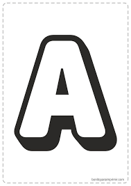 Esta precisando de moldes de letras grandes usar em cartazes, separei para você um molde de letra do alfabeto para usar na sala de aula. Letras A Para Imprimir Pdf Para Colorear Y Aprender
