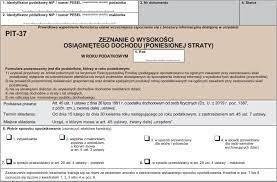 Jak spośród mnóstwa dostępnych formularzy wybrać ten właściwy? Pit 37 Krok Po Kroku Czyli Jak Go Wypelnic
