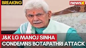 J&K LG Manoj Sinha Condemns Botapathri Terror Attack