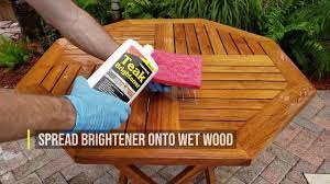 This hardwood is weather resistant and has a high oil content making it not only pleasing to the eye, but. Teak Oil Outdoor Furniture Restoration And Application By Star Brite Youtube