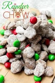 It's hard not to eat the whole thing it's so good. Reindeer Chow Muddy Buddies This Silly Girl S Kitchen