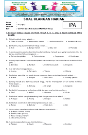 Pdf Soal Ipa Kelas 3 Sd Bab 1 Ciri Ciri Dan Kebutuhan Makhluk Hidup Kunci Jawaban Erik Boedi Academia Edu