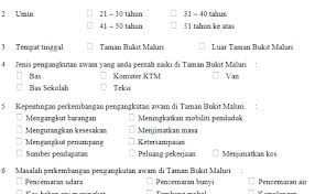 Please fill this form, we will try to respond as soon as possible. Contoh Borang Soal Selidik Geografi Pt3 2015 Cute766