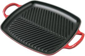 Check spelling or type a new query. Le Creuset La Fonte Enamel Grill Pan 30 Cm Cherry Red Advantageously Shopping At Knivesandtools Com