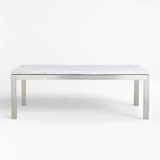 Shop wood, metal, glass and marble tables in circular, oval and rectangular silhouettes. Marble Coffee Tables White Black And Grey Crate And Barrel