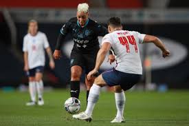 A soccer match is one of the few times when you want a flying ball to hit you in the head. Lianne Sanderson Joined Legends At Soccer Aid 2020 Live Soccer Tv