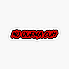 We did not find results for: No Quema Cuh Stickers Redbubble