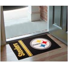 Pittsburgh Steelers Uniform Inspired Starter Area Rug Floor Mat 20 X 30 Steelers Uniforms Pittsburgh Steelers Steelers