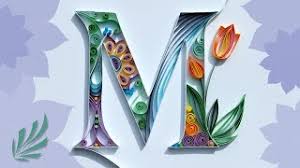 I also share my tip for centering the cricut maker engraving tool on metal for perfect alignment. Quilling How To Quill A Letter M Youtube