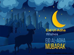 The word eidis derived from arabic which means 'festival' and zuha comes from uzhaiyya which means 'sacrifice'. Eid Al Adha Mubarak Wishes Cards Images And Quotes