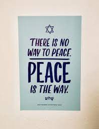 There Is No Way To Peace Peace Is The Way Poster Set Of 15 Ladyfingers Letterpress