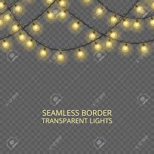 Christmas lite brite papptern print out. Transparent Lights Garland Seamless Border Festive Decoration Royalty Free Cliparts Vectors And Stock Illustration Image 90909115