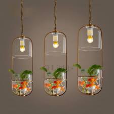 Environmental Hanging Balcony Clear Glass Pendant Light One Piece