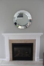 See a dark cherry color fireplace transform into an iv. My Fireplace Mantel Reveal A Makeover With Paint Setting For Four