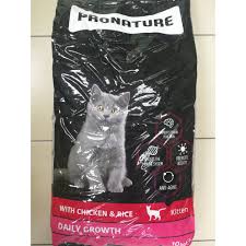 Pronature Daily Growth Kitten Cat Food 10kg Shopee Malaysia