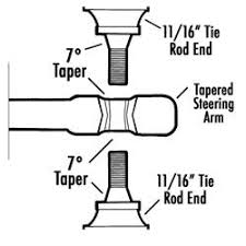 1937 48 ford steering arms 3 3 4 inch drop