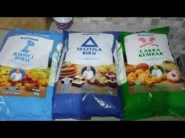 Kandungan gizi yang cukup lengkap. Perbedaan Tepung Cakra Kembar Segitiga Biru Dan Kunci Biru Youtube