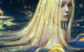 There's a waterfall braid at the top and the waterfall sections then link in to create a mermaid braid at the back of your head. Mermaid In Golden Long Hair Artwork Ipad Wallpapers Free Download