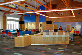 Inside Of The Newly Renovated Student Union This Is A Popular Spot For Students To Study And Hang Out College Campus Phoenix College Modern Buildings