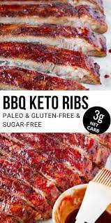 Bbq Keto Ribs Recipe Keto Recipes Dinner Rib Recipes Oven Baked Pork Ribs