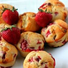 Fresh Strawberry And White Chocolate Muffins Recipe Yummly Recipe White Chocolate Muffins Strawberry Recipes Fresh Strawberry Muffins