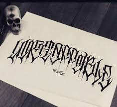 Big sleep lettering styles, letters, tattoo lettering fonts, graffiti,. Gangster Letters