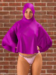 15:54 muslimah jilbab hijab crossdressing from malaysia and indonesia. How Can Anyone Resist The Urge To Show Off Especially If It S All Purple Meet Arini Guys More Of Her Soon Hijab Fashion Culture Club