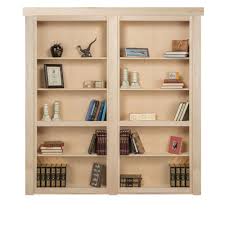 Not available for pickup and same day delivery. The Murphy Door 72 In X 80 In Flush Mount Assembled Maple Unfinished In Swing Solid Core Interior French Bookca French Bookcase Bookcase Door The Murphy Door